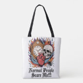 Tote Bag Normal People Scare Me (Dos)
