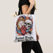 Tote Bag Normal People Scare Me (De près)