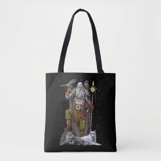 Tote Bag Norse Viking Dieu Odin (Devant)