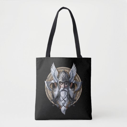 Tote Bag Norse Warrior God Odin (Devant)