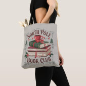 Tote Bag North Pole Book Club Librairie Lecture de livres (De près)