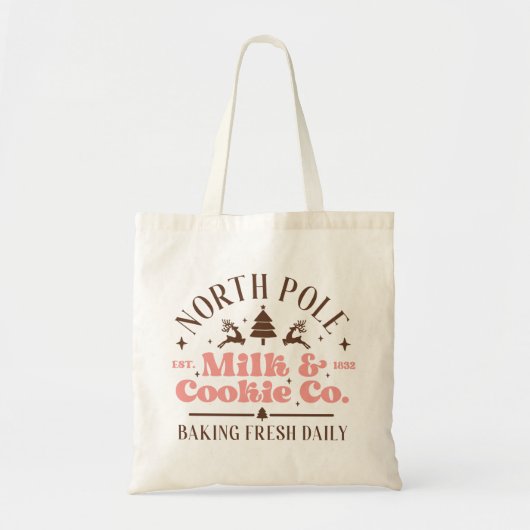 Tote Bag North Pôle Milk & Cookie Co (Devant)