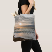 Tote Bag North Sea, Denmark picturesque sunset, (De près)