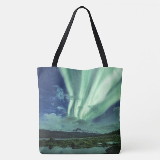 Tote Bag Northern Lights Norvège (Dos)