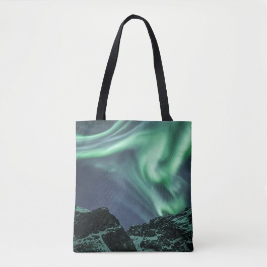 Tote Bag Northern Lights Norvège (Devant)