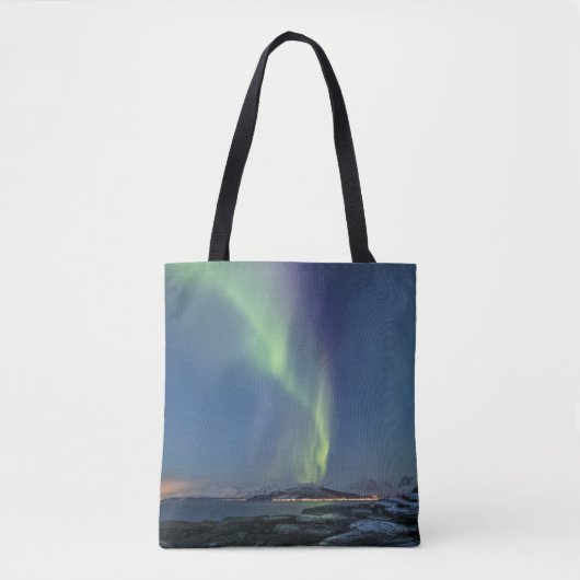 Tote Bag Northern Lights Norvège (Devant)