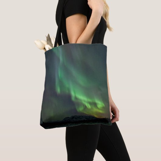 Tote Bag Northern Lights | Whitehorse, Yukon (De près)
