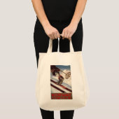 Tote Bag Norvège - La maison du ski (Devant (produit))