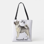 Tote Bag Norvégien Elkhound de délivrance (Dos)