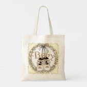 Tote Bag Nos chaussures pour bébé fille (Dos)