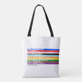 Tote Bag Nos valeurs sont Fourre-tout (Dos)
