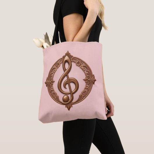 Tote Bag Note de clic de musique (De près)