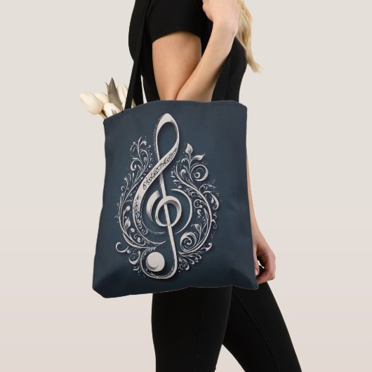 Tote Bag Note de clic de musique (De près)