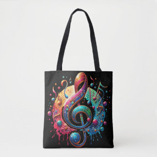 Tote Bag Note de musique Design exceptionnel Eye Catcher
