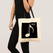 Tote Bag note musicale personnalisée (Devant (produit))