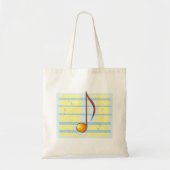 Tote Bag Note musicale unique (Devant)
