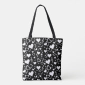 Tote Bag Notes de coeur et de musique (Dos)
