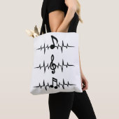 Tote Bag Notes de Musique (De près)