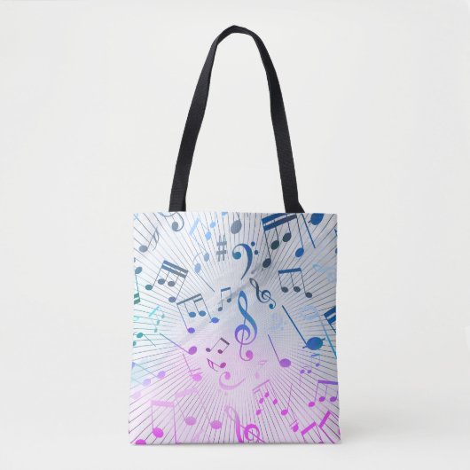 Tote Bag Notes de musique (Devant)