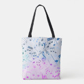 Tote Bag Notes de musique (Dos)