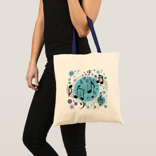 Tote Bag Notes de musique (Devant (produit))