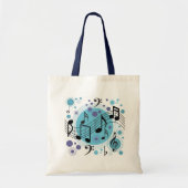 Tote Bag Notes de musique (Devant)