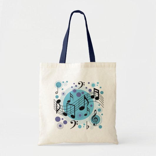 Tote Bag Notes de musique (Devant)