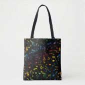 Tote Bag Notes de musique 5 (Devant)