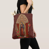 Tote Bag Notre Dame de Guadalupe Père Noël Maria Vierge esp (De près)
