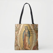 Tote Bag Notre Dame de Guadalupe, protège-moi !  (Devant)