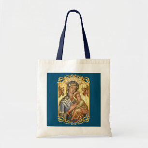 Tote Bag Notre-Dame de l'aide perpétuelle Béni Mère Marie