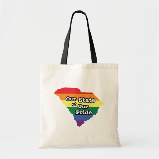 Tote Bag Notre état de notre fierté | Caroline du Sud (Devant)