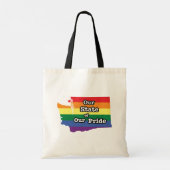 Tote Bag Notre état de notre fierté | Washington (Dos)