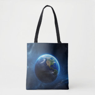 Tote Bag Notre maison Sapphire dans l'espace