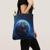 Tote Bag Notre maison Sapphire dans l'espace (De près)