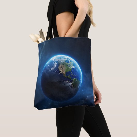 Tote Bag Notre maison Sapphire dans l'espace (De près)