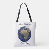 Tote Bag Notre planète Fourre-tout (Dos)