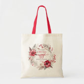 Tote Bag Notre première couronne de Noël (Devant)