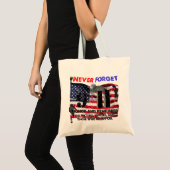 Tote Bag N'oubliez jamais le 11 septembre (Devant (produit))