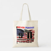 Tote Bag N'oubliez jamais le 11 septembre (Dos)