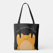Tote Bag N'oubliez pas les aliments pour chats fourre-tout (Dos)