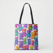 Tote Bag Nounours coloré (Devant)