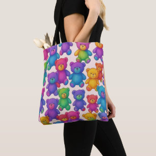 Tote Bag Nounours coloré