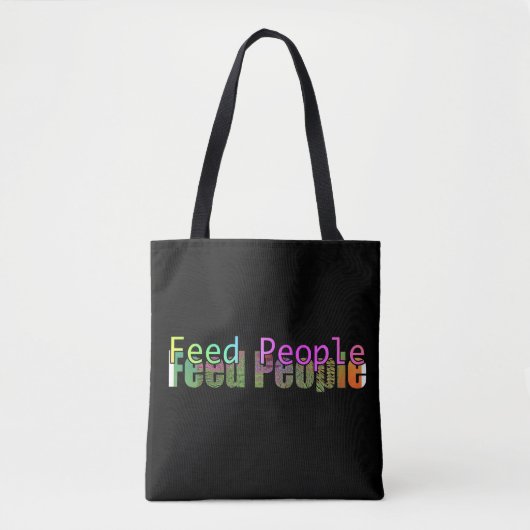 Tote Bag Nourrir les gens (Devant)