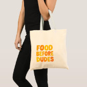 Tote Bag Nourriture avant les mecs (Devant (produit))