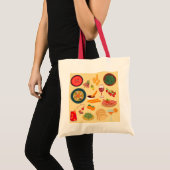 Tote Bag Nourriture Espagne (Devant (produit))