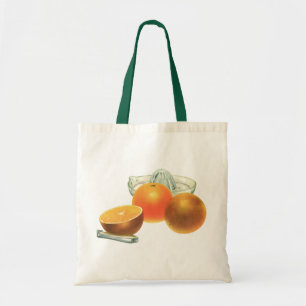 Tote Bag Nourriture vintage Fruit, Oranges mûres Juicer Pet