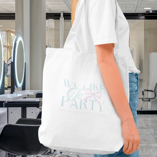 Tote Bag Nous aimons faire la fête - Custom Bachelorette De
