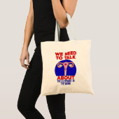 Tote Bag Nous devons parler de l'éléphant dans le ventre (Devant (produit))