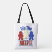 Tote Bag Nous le jeu de table Meeple (Dos)